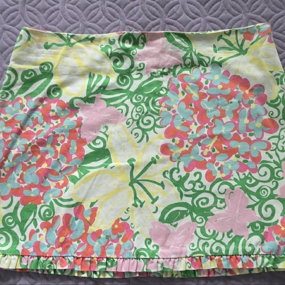 Floral Print Skirt - Multicolor
